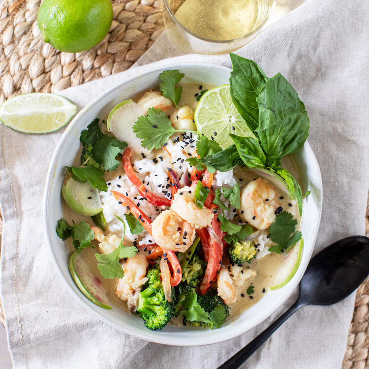 Picture of Green Curry Shrimp